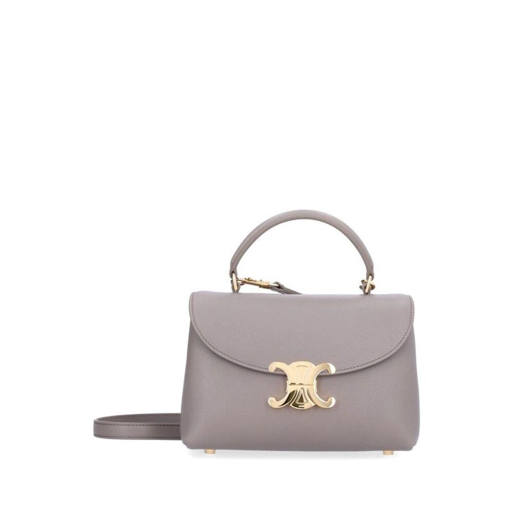 Celine Women Nino Teen Bag In Garnet Leather